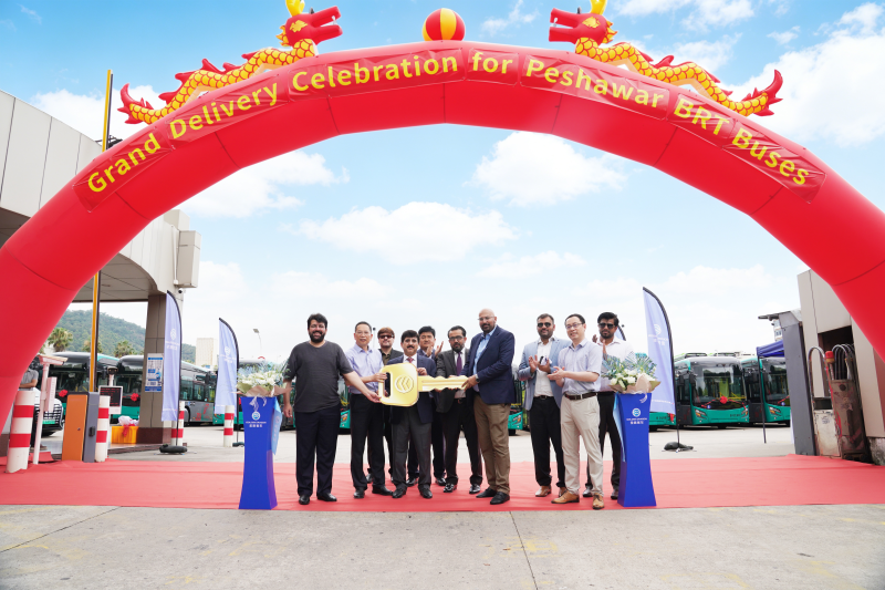 Golden Dragon Delivers Another Batch of New Energy Buses to Pakistan